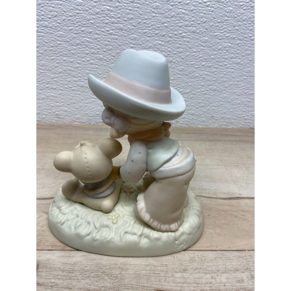 Vtg 1994 Enesco Precious Moments I Can`t Bear To Let You Go Porcelain Figurine - Picture 3 of 14